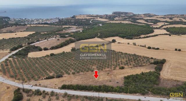 5-ÇANAKKALE BİGA KEMERDE EŞSİZ DENİZ MANZARALI ASFALT CEPHELİ ARAZİ